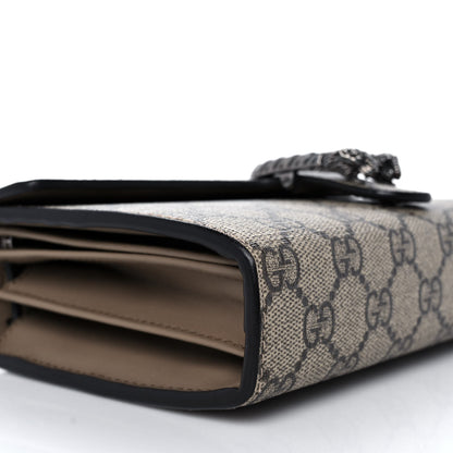 Gucci GG Supreme Monogram Mini Dionysus Chain Wallet Beige Taupe 7 of 9