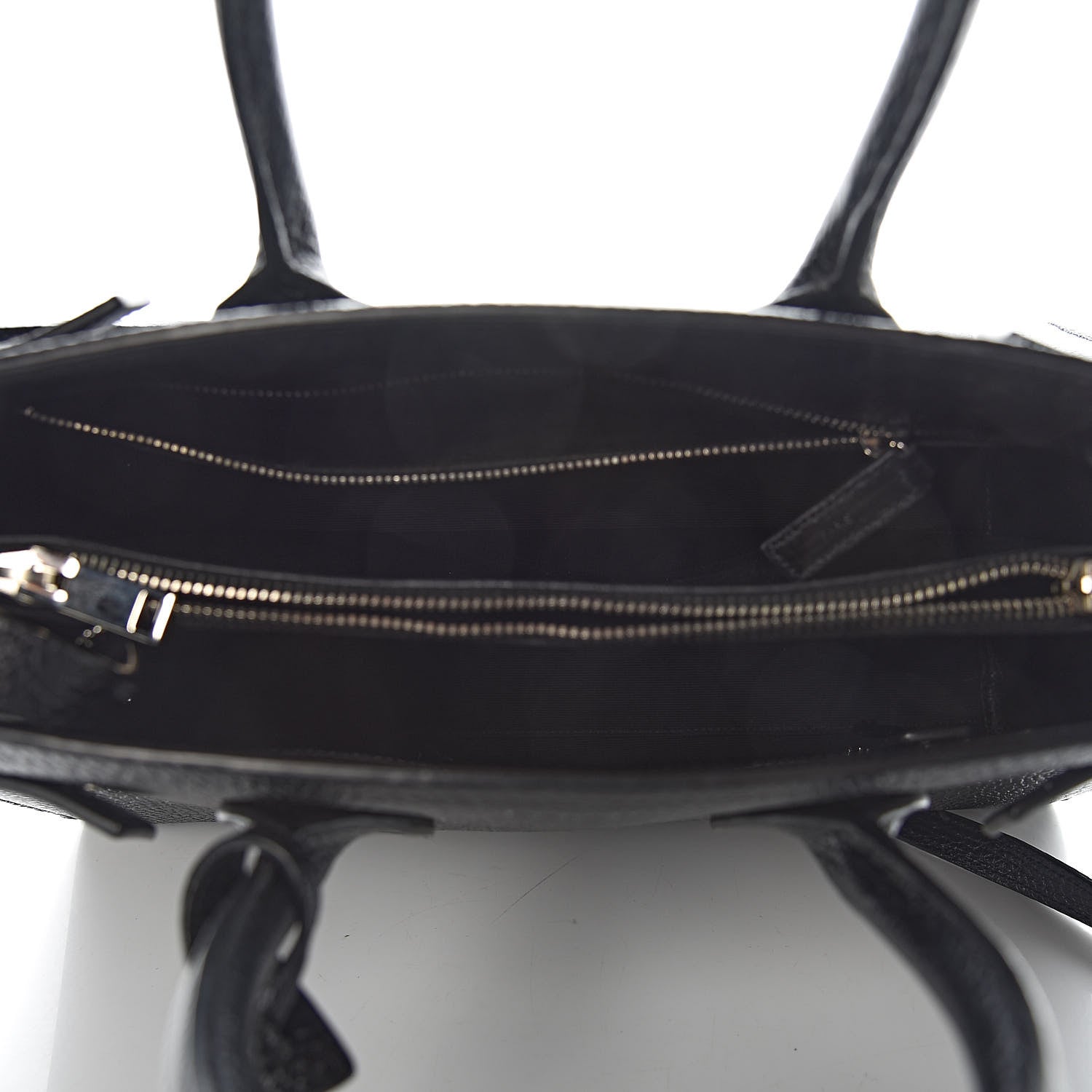 Saint Laurent Grained Calfskin Small Sac De Jour Black 5 of 13