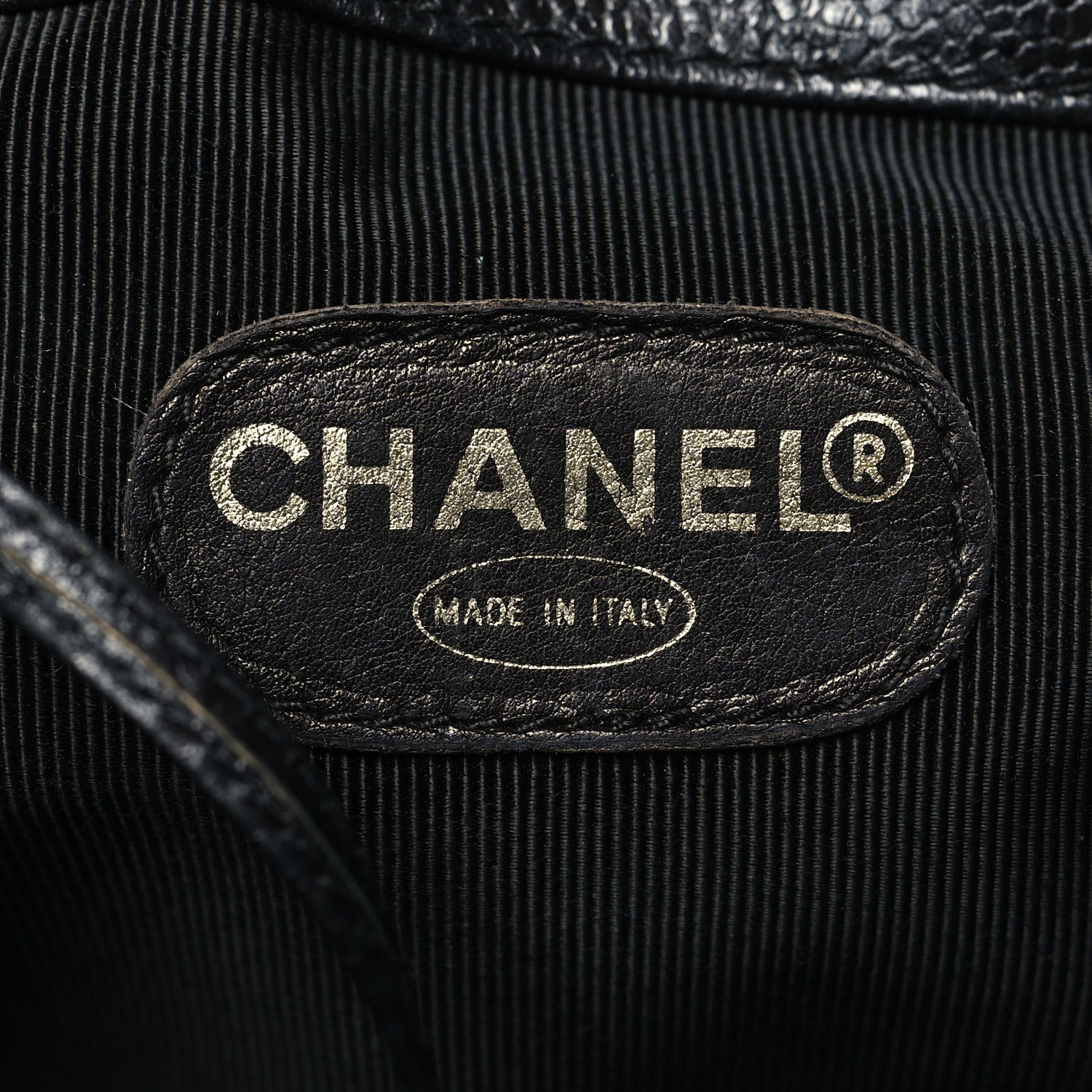 Chanel Caviar CC Backpack Black 8 of 12