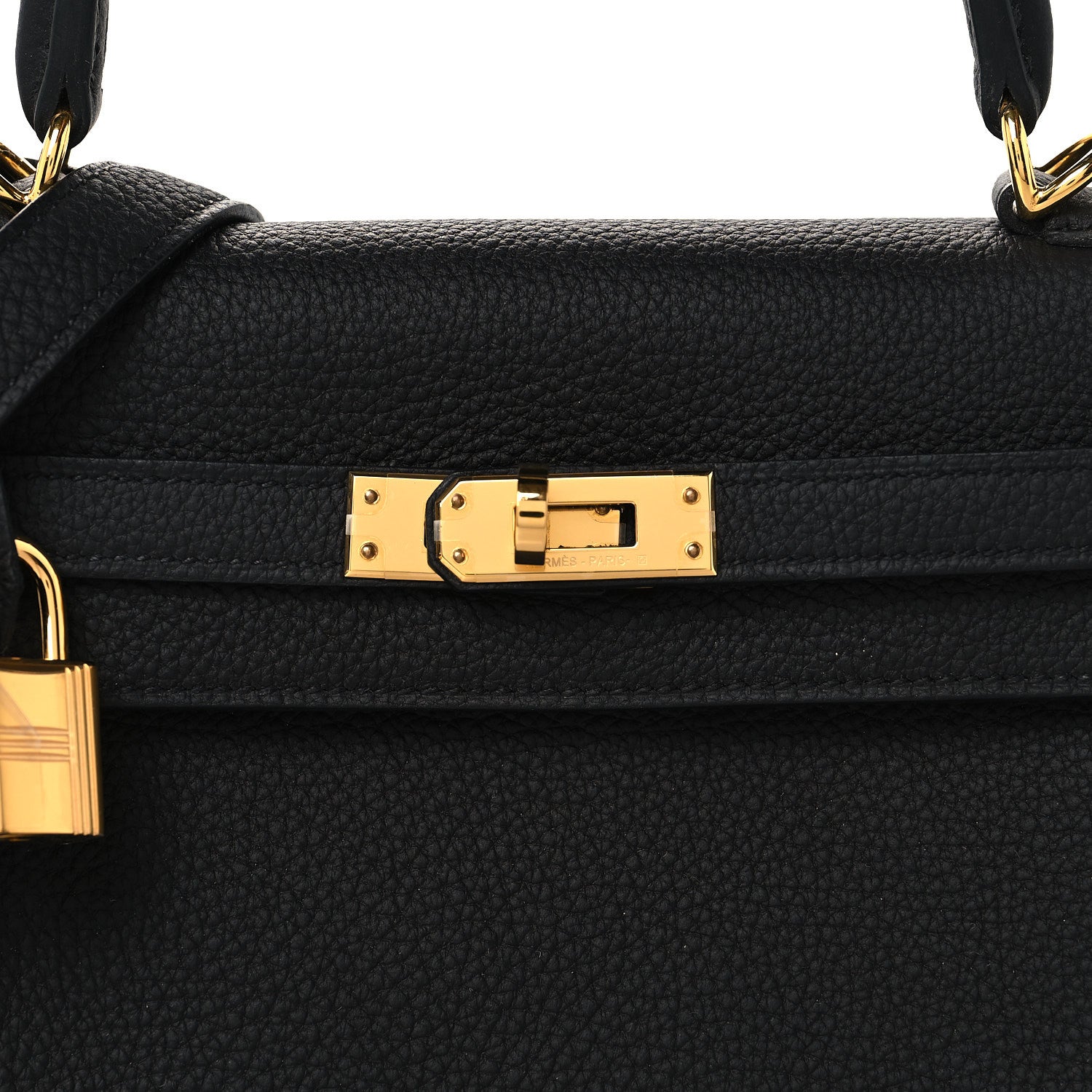 Hermes Togo Kelly Retourne 25 Black 8 of 11