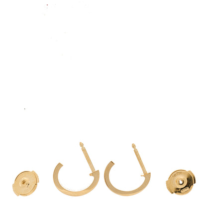 Cartier 18K Yellow Gold Small LOVE Hoop Earrings 3 of 8