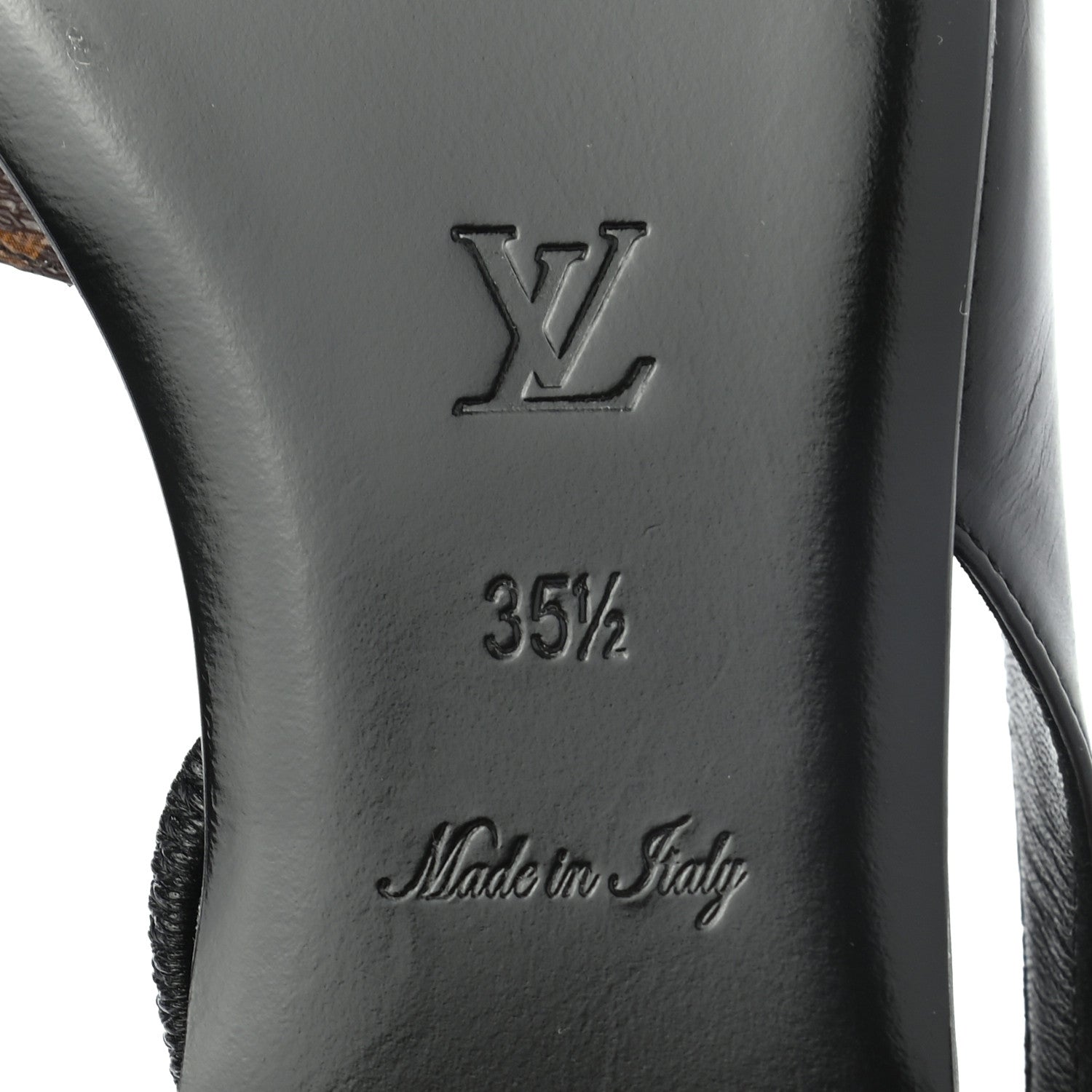 Louis Vuitton Patent Monogram Cherie Slingback Ballerina Flats 35.5 6 of 8