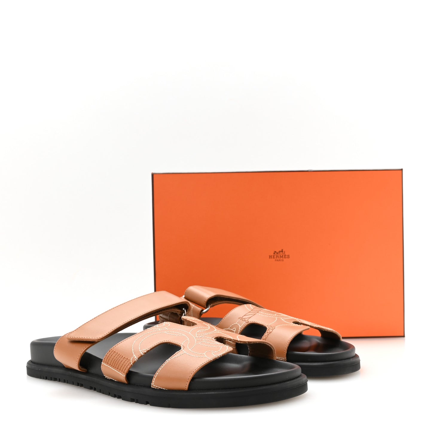 Calfskin Womens Chypre Sandals 40 Naturel