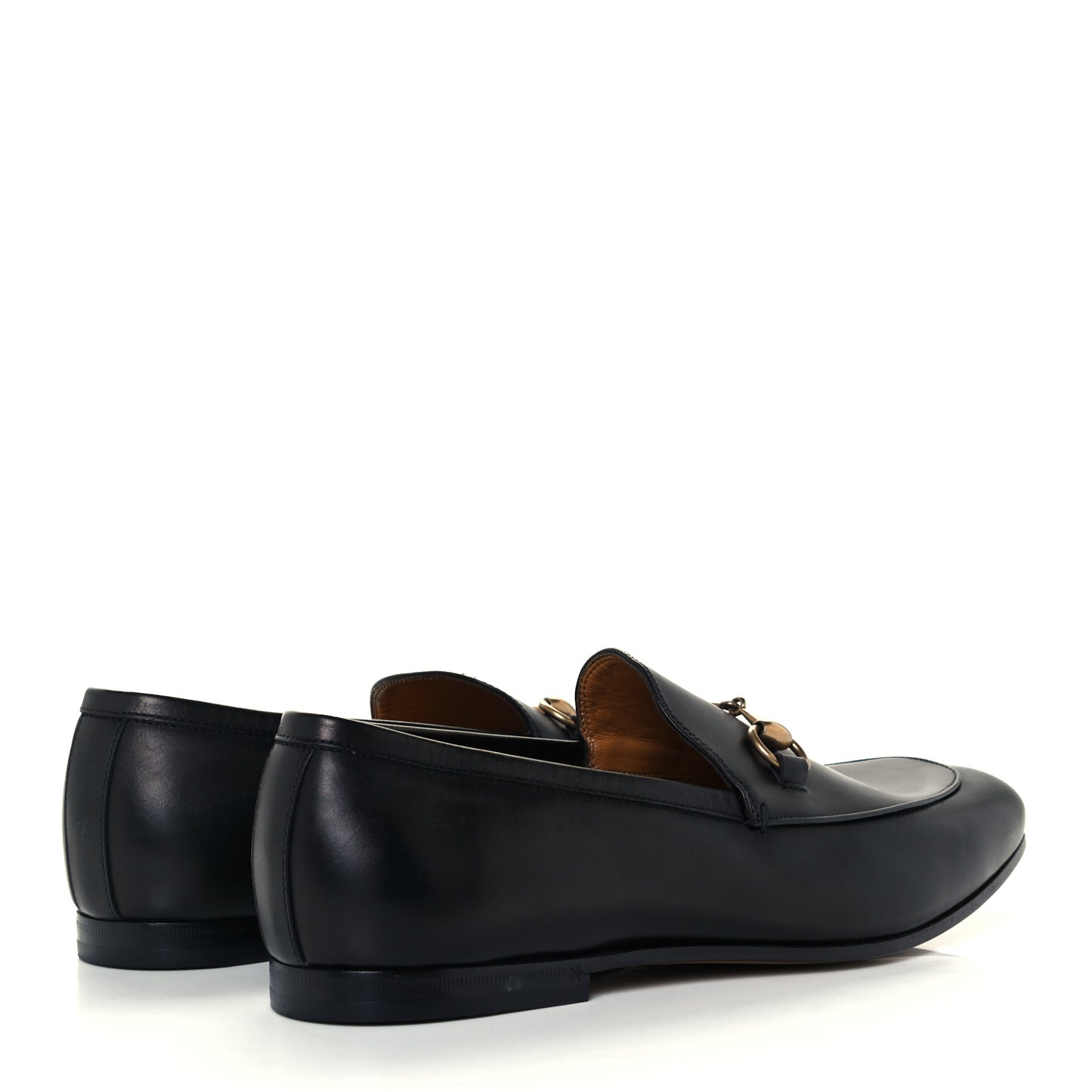 Calfskin Horsebit Mens Jordaan Loafers 8.5 Black