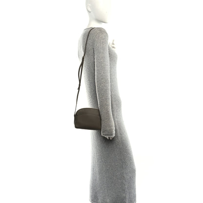 The Row Grained Calfskin Annie E/W Crossbody Bag Smoked Taupe 2 of 10