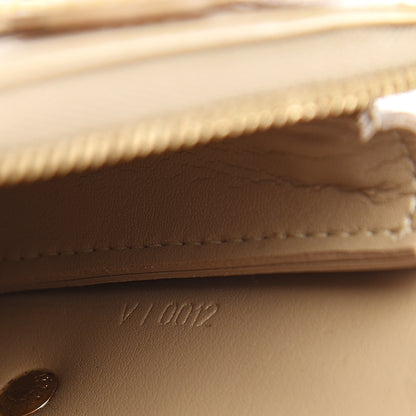 Louis Vuitton Vernis Lexington Fleurs Pochette Beige 6 of 10