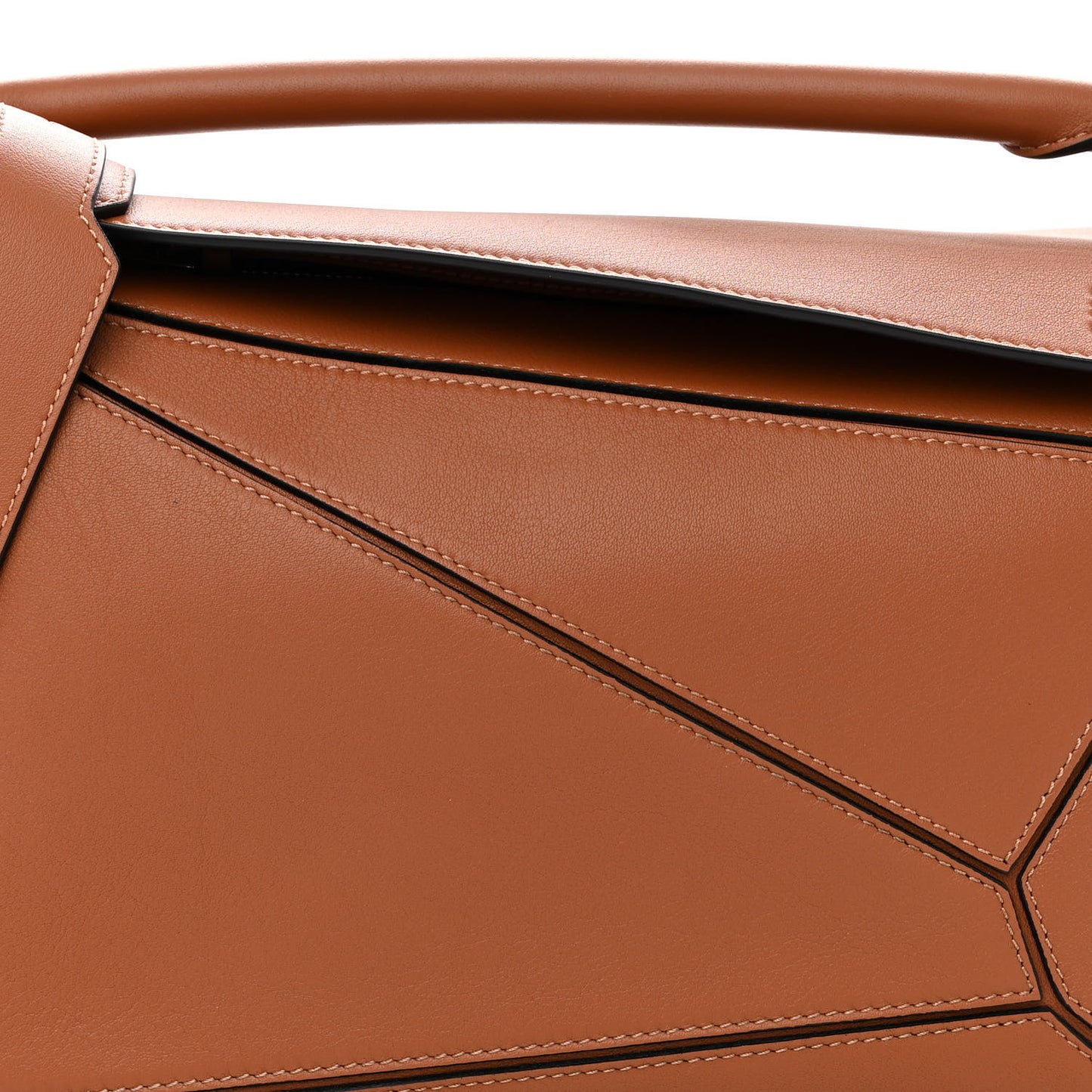 Calfskin Medium Puzzle Bag Tan