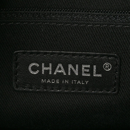 Chanel Caviar Quilted Large CC Accordion Shopping Bag Burgundy 7 of 10