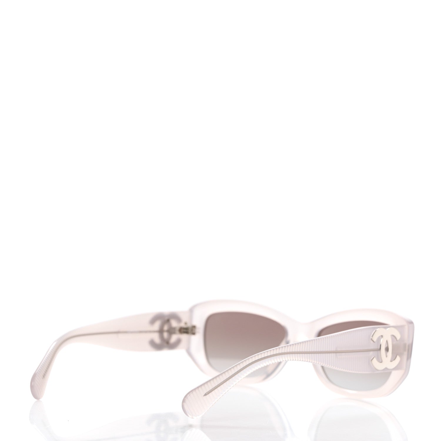 Chanel Acetate Rectangle Sunglasses 5493 Grey 4 of 8