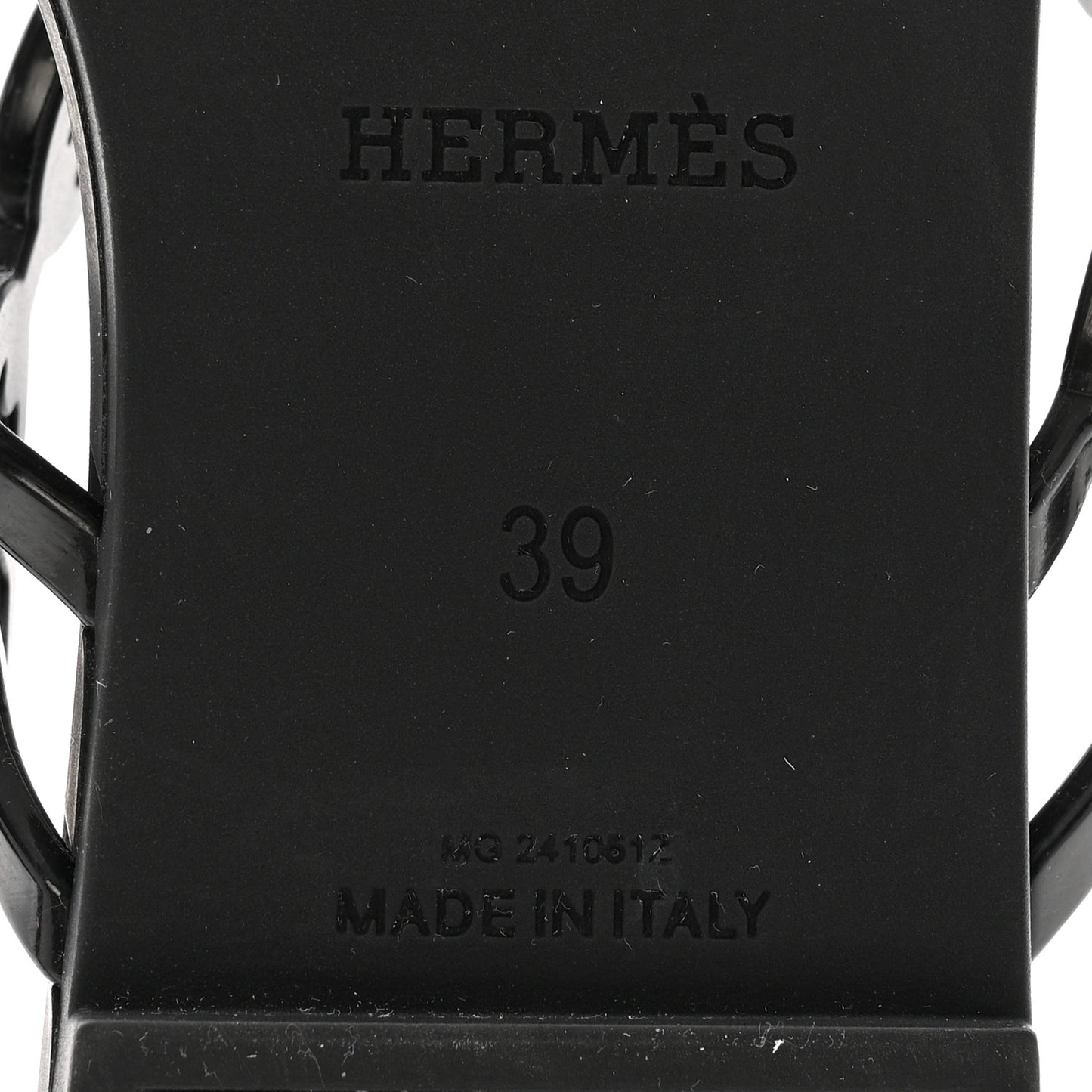 Rubber Chaine d'Ancre Island Sandals 39 Black