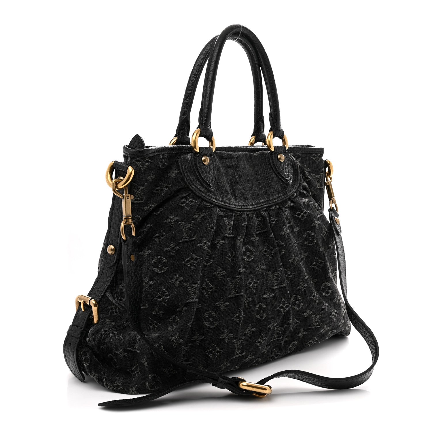 Louis Vuitton Denim Neo Cabby GM Black 4 of 19
