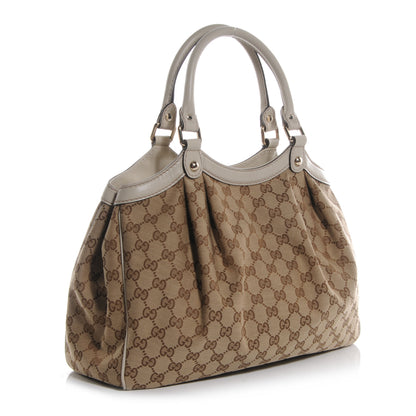 Gucci Monogram Medium Sukey Tote Off White 3 of 9