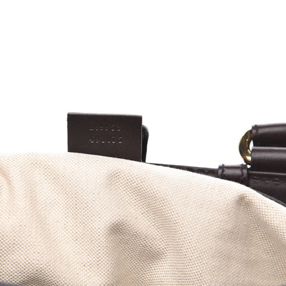 Gucci Monogram Medium Scarlett Studded Tote Dark Brown 7 of 11