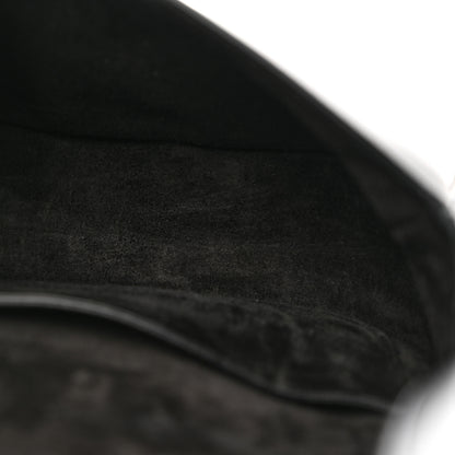 Celine Smooth Calfskin Cuir Triomphe Folco Crossbody Bag Black 5 of 10