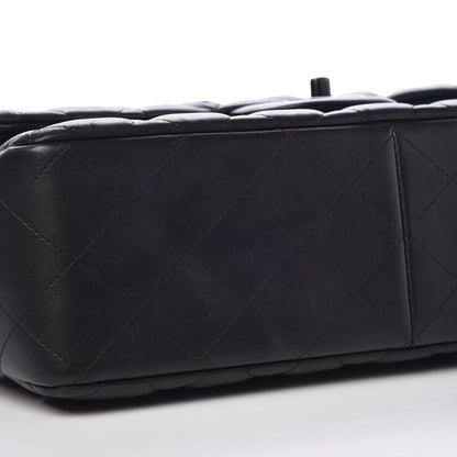 Chanel Lambskin Quilted Jumbo Double Flap Black 9 of 16