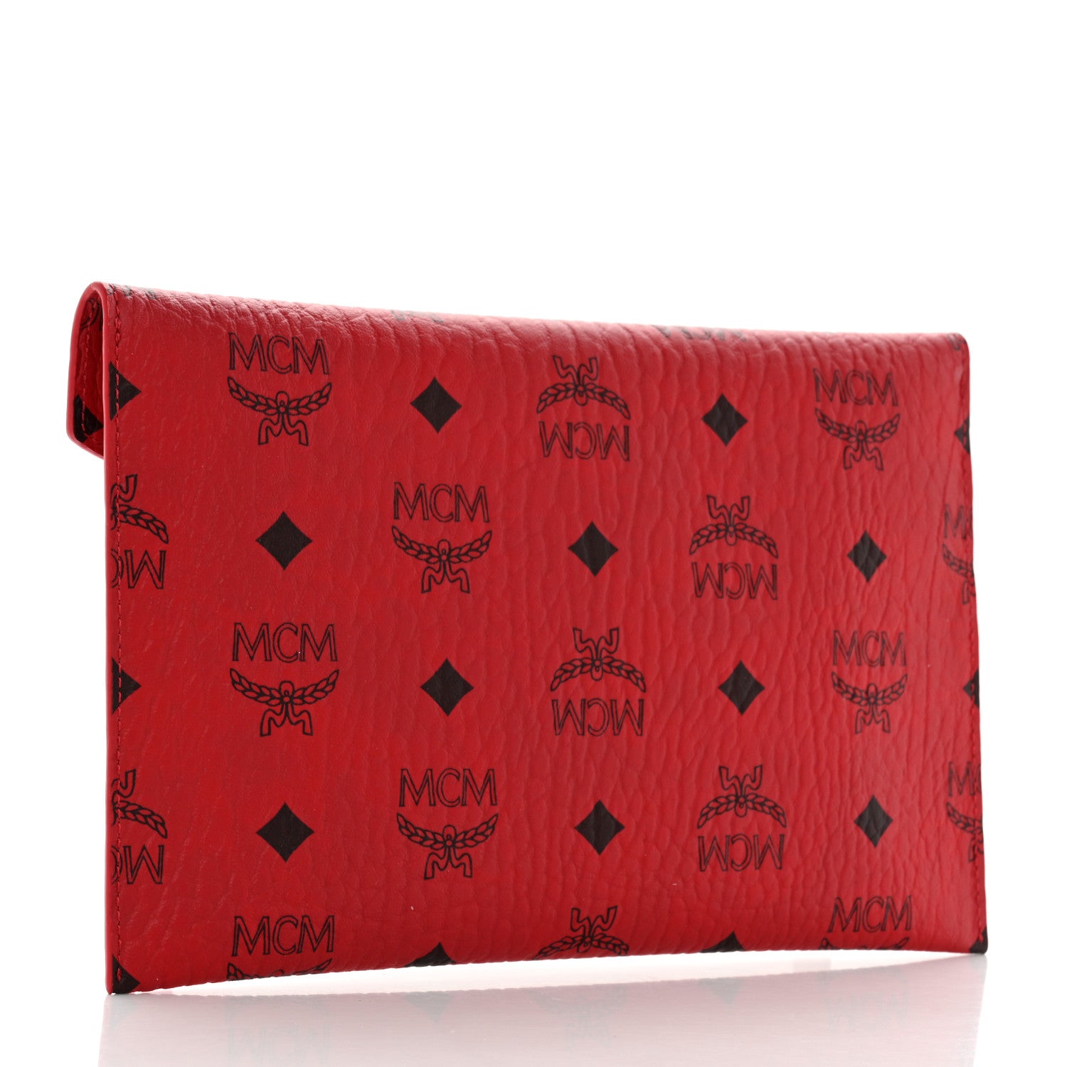 MCM Visetos Envelope Clutch Red 3 of 6