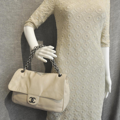 Chanel Lambskin Soft and Chain Large Flap Beige 3 of 10