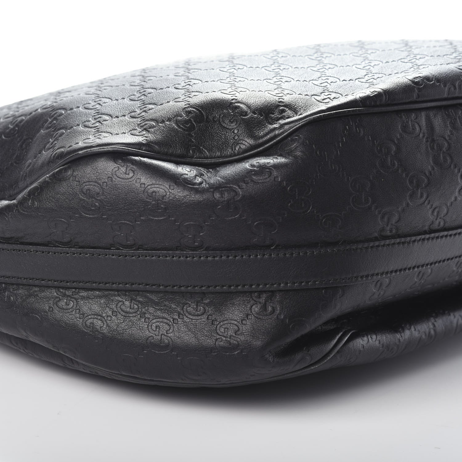 Gucci Guccissima Large GG Twins Hobo Black 8 of 9