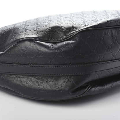 Gucci Guccissima Large GG Twins Hobo Black 8 of 9