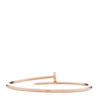 Cartier 18K Pink Gold Small Juste Un Clou Bracelet 17 2 of 5