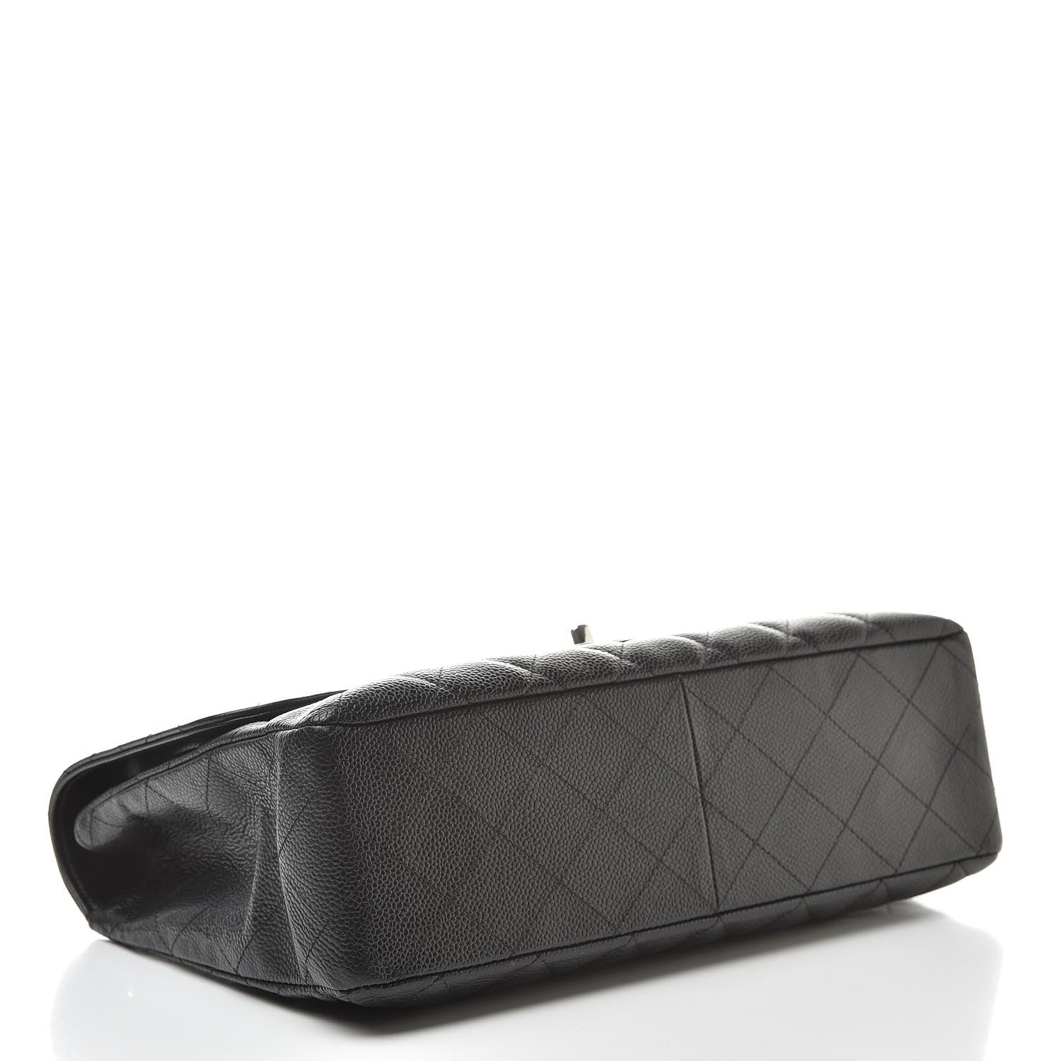 Chanel Caviar Quilted Jumbo Single Flap Black 4 of 13