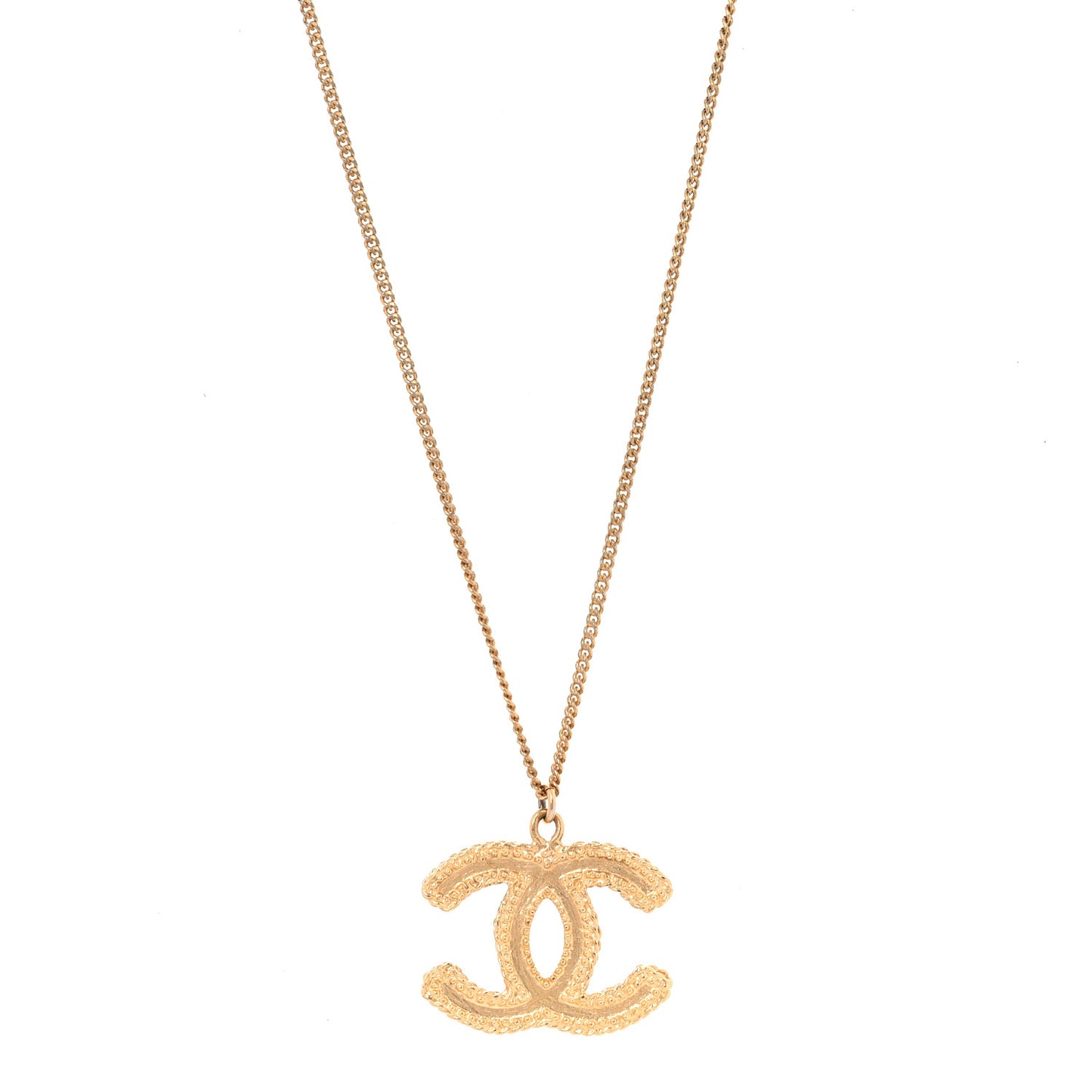 CC Necklace Matte Gold