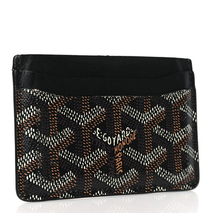 Goyard Goyardine Saint Sulpice Card Holder Black 3 of 8