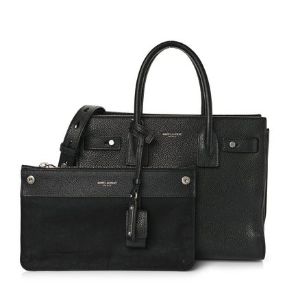 Saint Laurent Grained Calfskin Baby Sac De Jour Souple Black 1 of 10