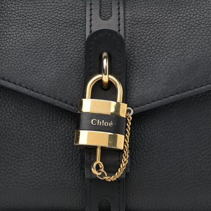 Chloe Grained Calfskin Medium Aby Day Shoulder Bag Black 8 of 16