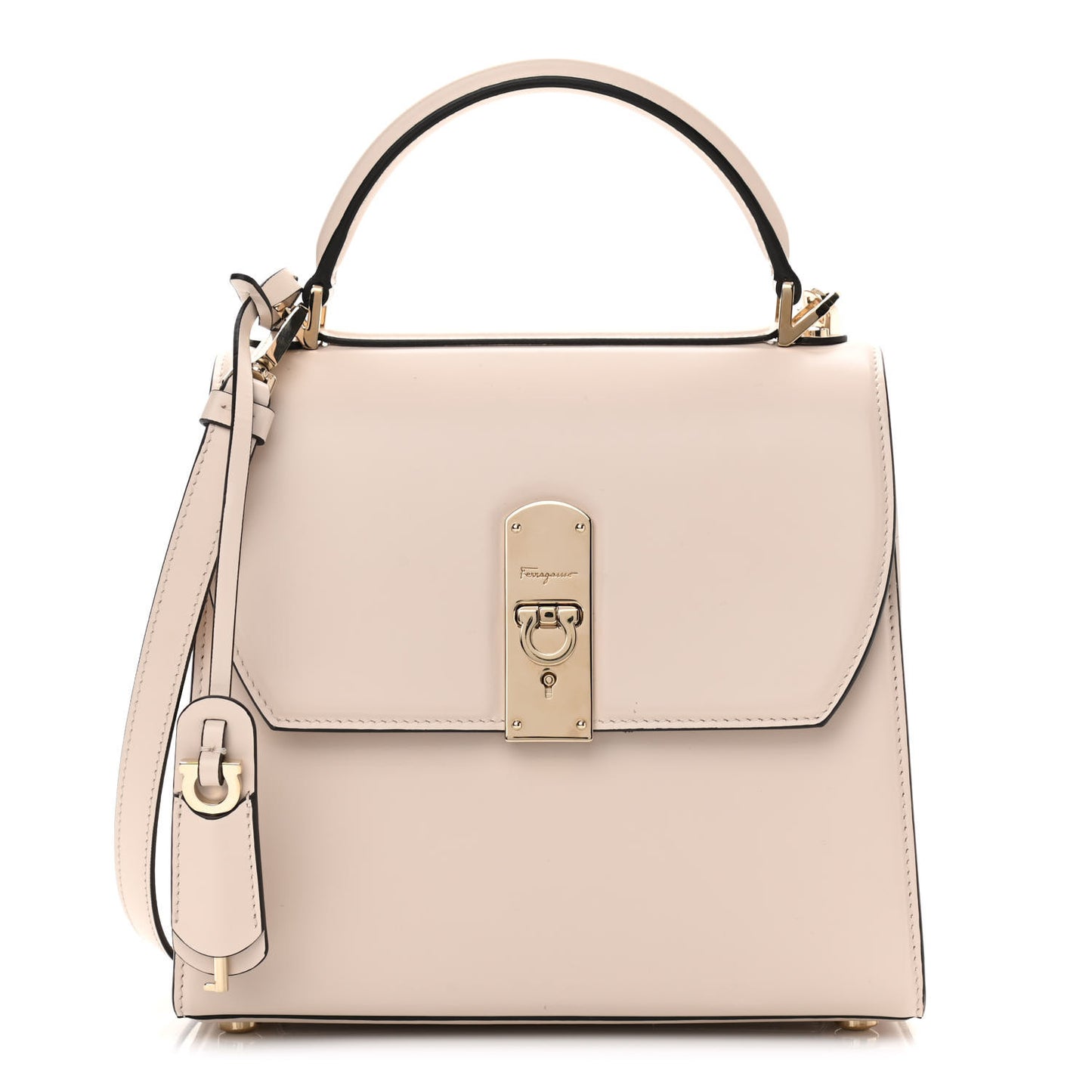 Smooth Calfskin Small Boxyz Beige
