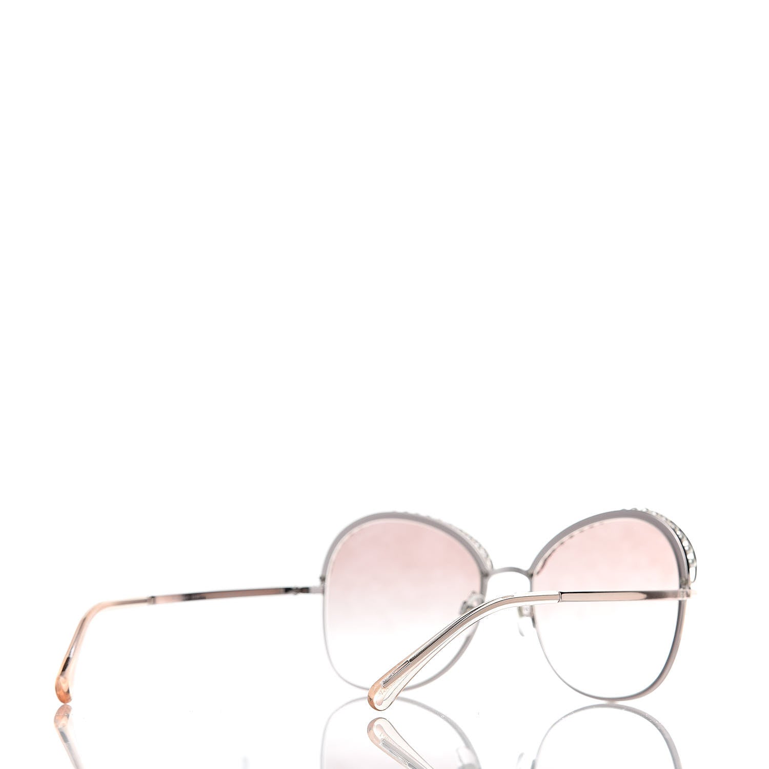 Chanel Pearl Sunglasses 4246-H Pink Gold 4 of 9