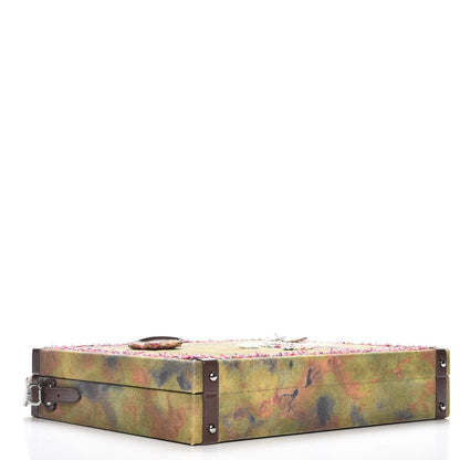 Chanel Washed Toile Graffiti On The Pavements Briefcase Khaki Multicolor 4 of 8