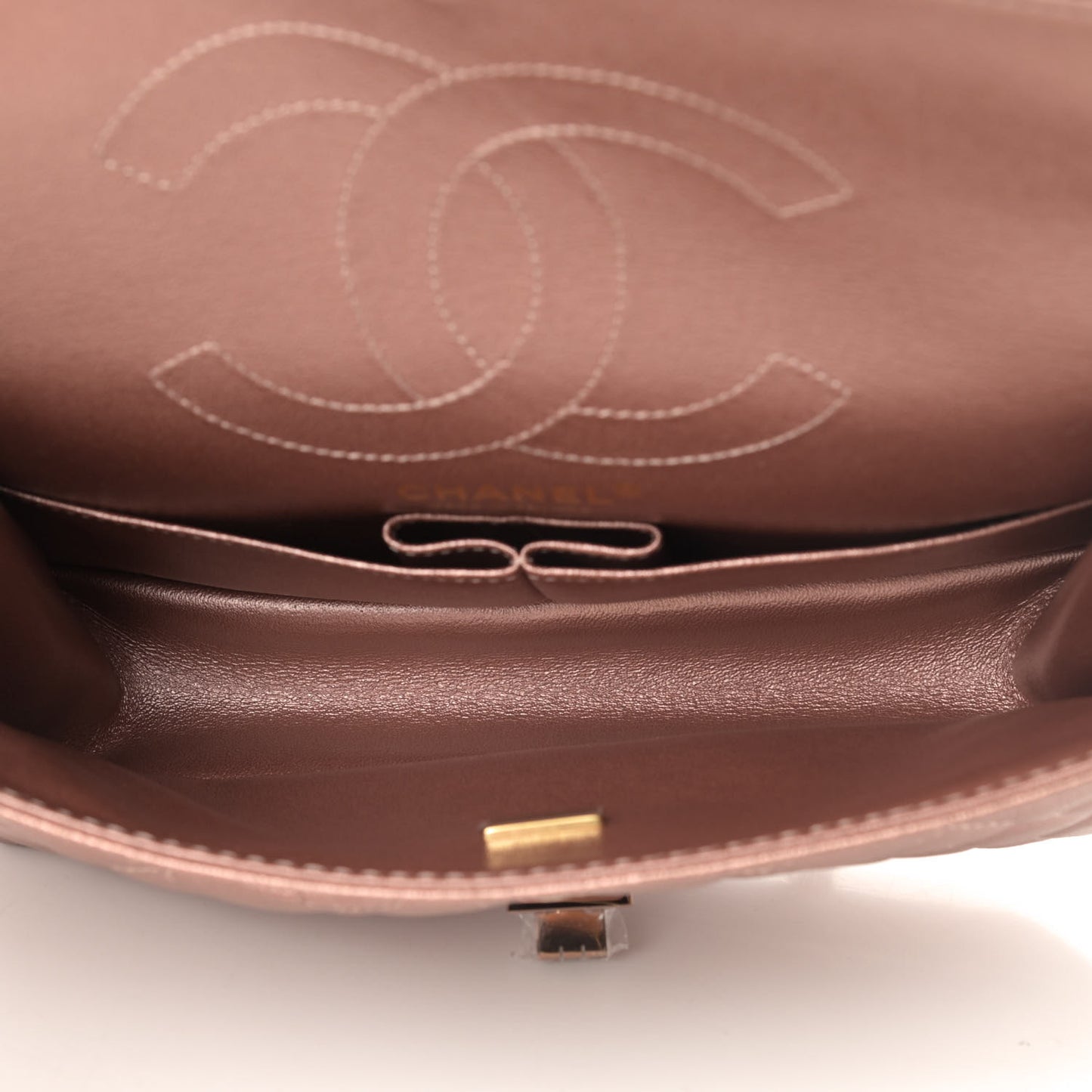 Metallic Grained Calfskin Quilted 2.55 Reissue 225 Flap Copper Pink
