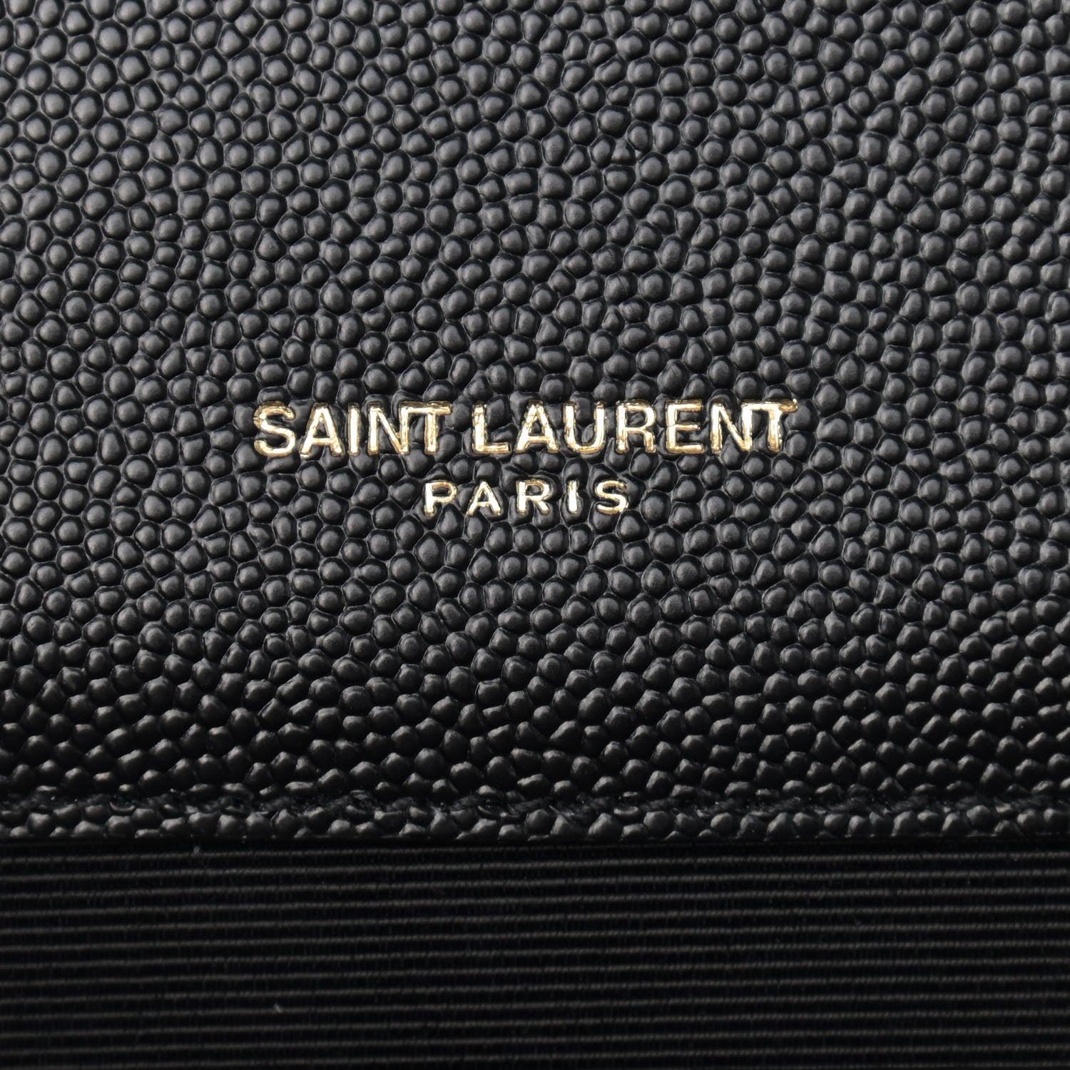 Saint Laurent Grain De Poudre Textured Mixed Matelasse Triquilt Medium Monogram Satchel Black 7 of 12