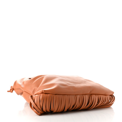 Bottega Veneta Nappa The Fringe Pouch Shoulder Bag Clay 4 of 7
