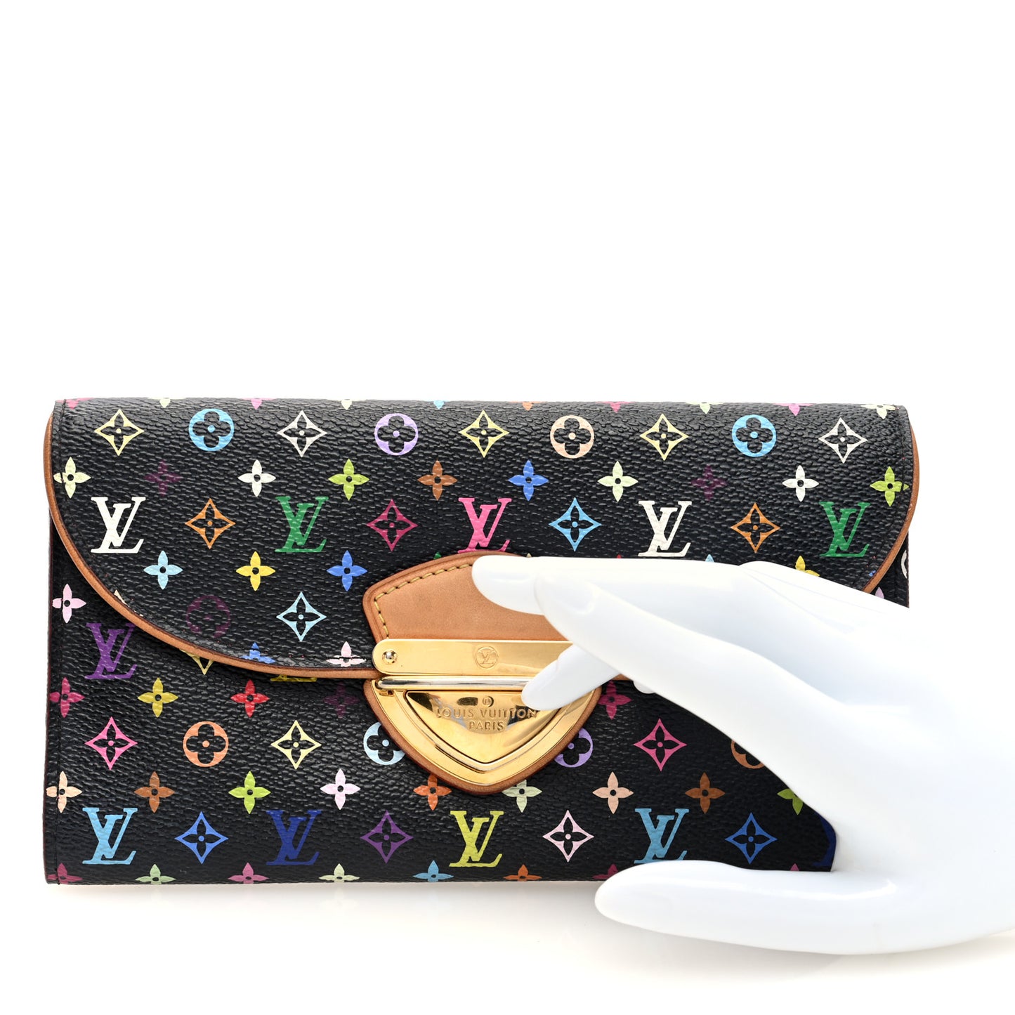 Monogram Multicolor Eugenie Wallet Black Grenade