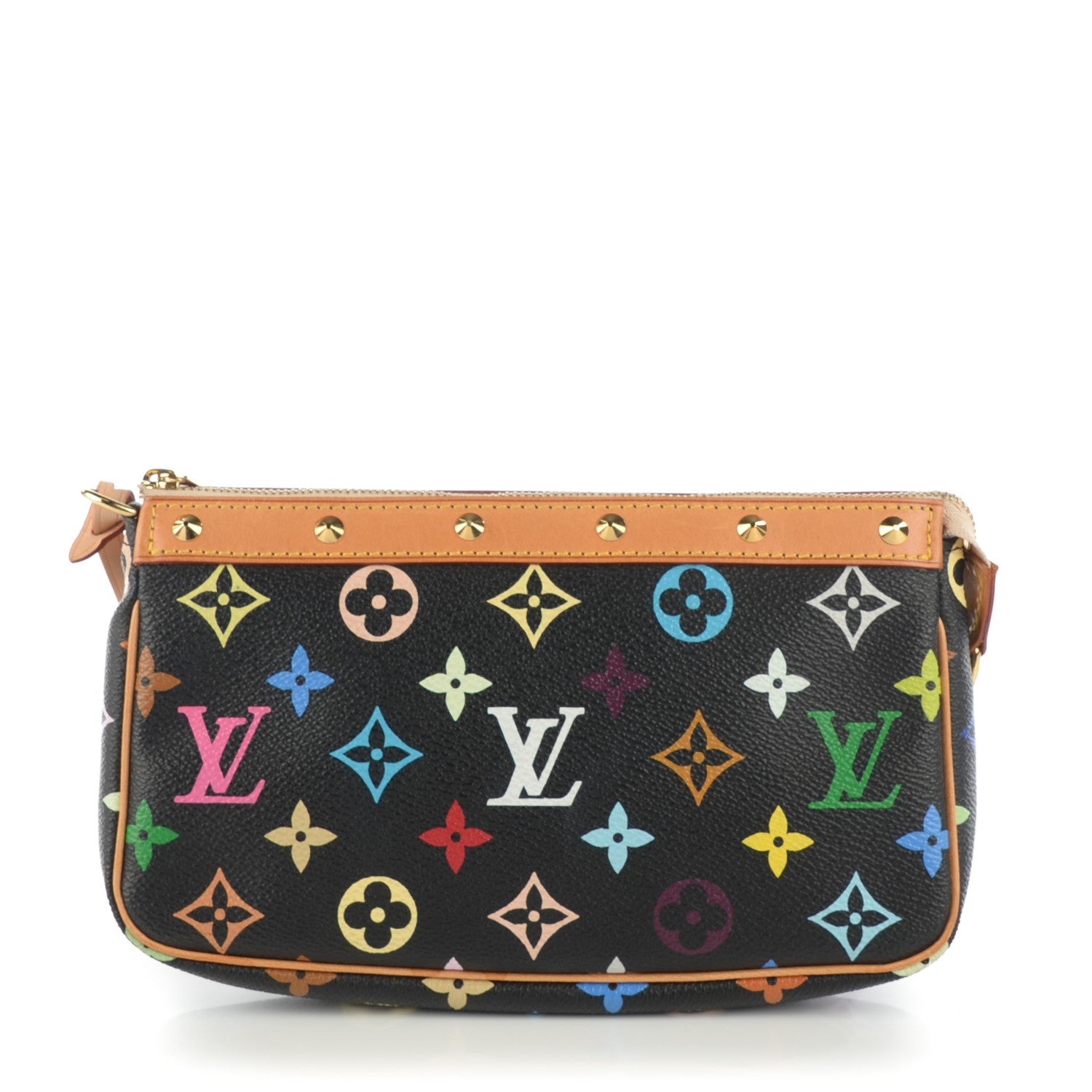 Louis Vuitton Monogram Multicolor Pochette Accessories Black 1 of 7