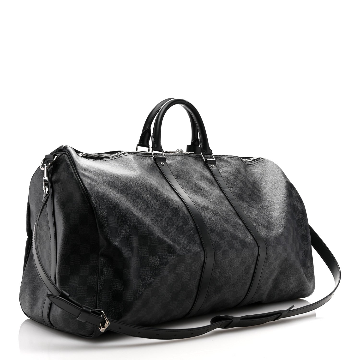 Louis Vuitton Damier Graphite Keepall Bandouliere 55 2 of 13
