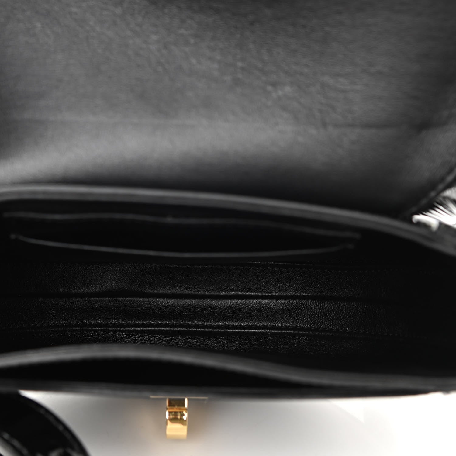 Celine Patent Calfskin Besace Small 16 Black 5 of 8