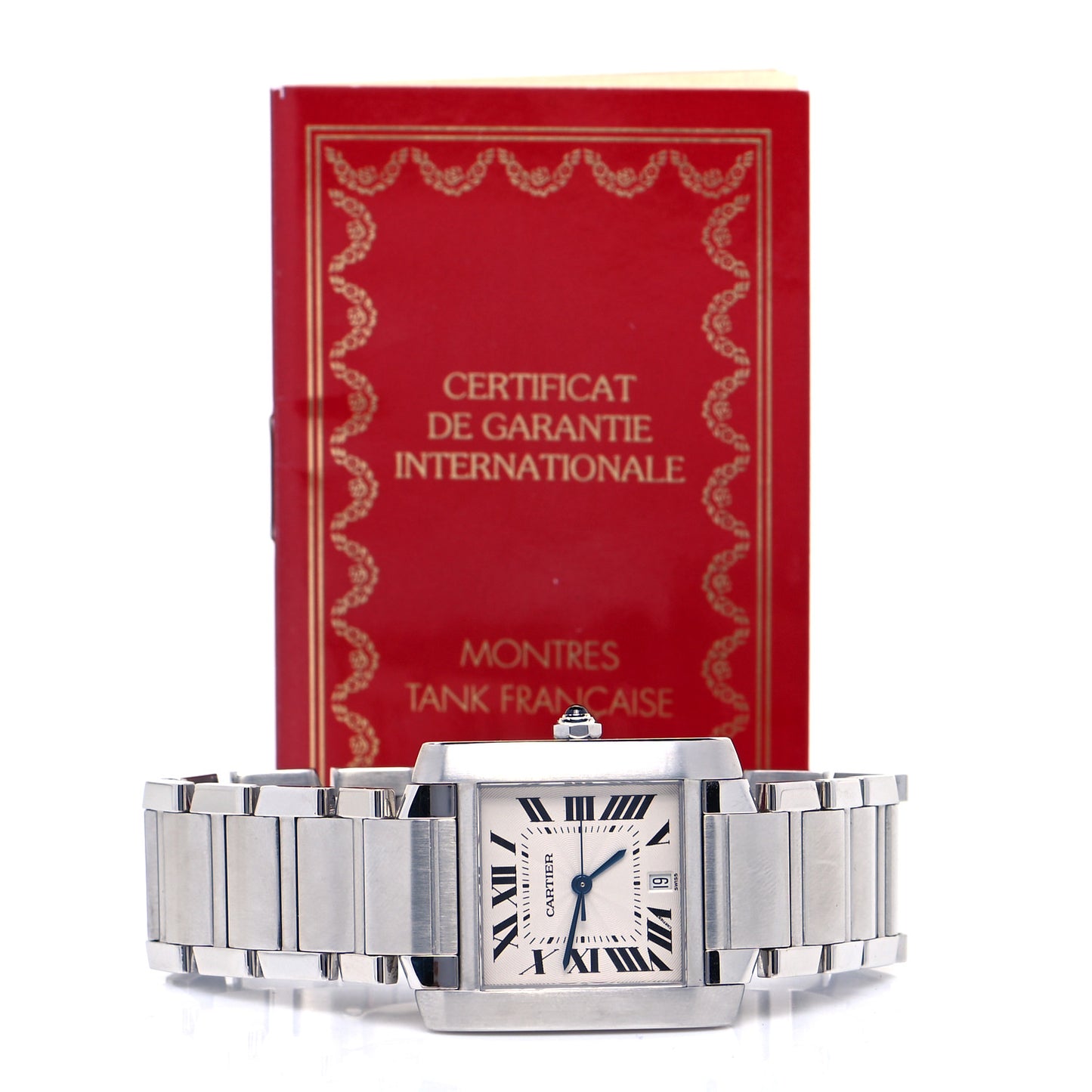 Stainless Steel 28mm Tank Francaise Automatic Watch