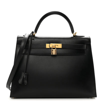 Hermes Box Kelly Sellier 32 Black 1 of 15