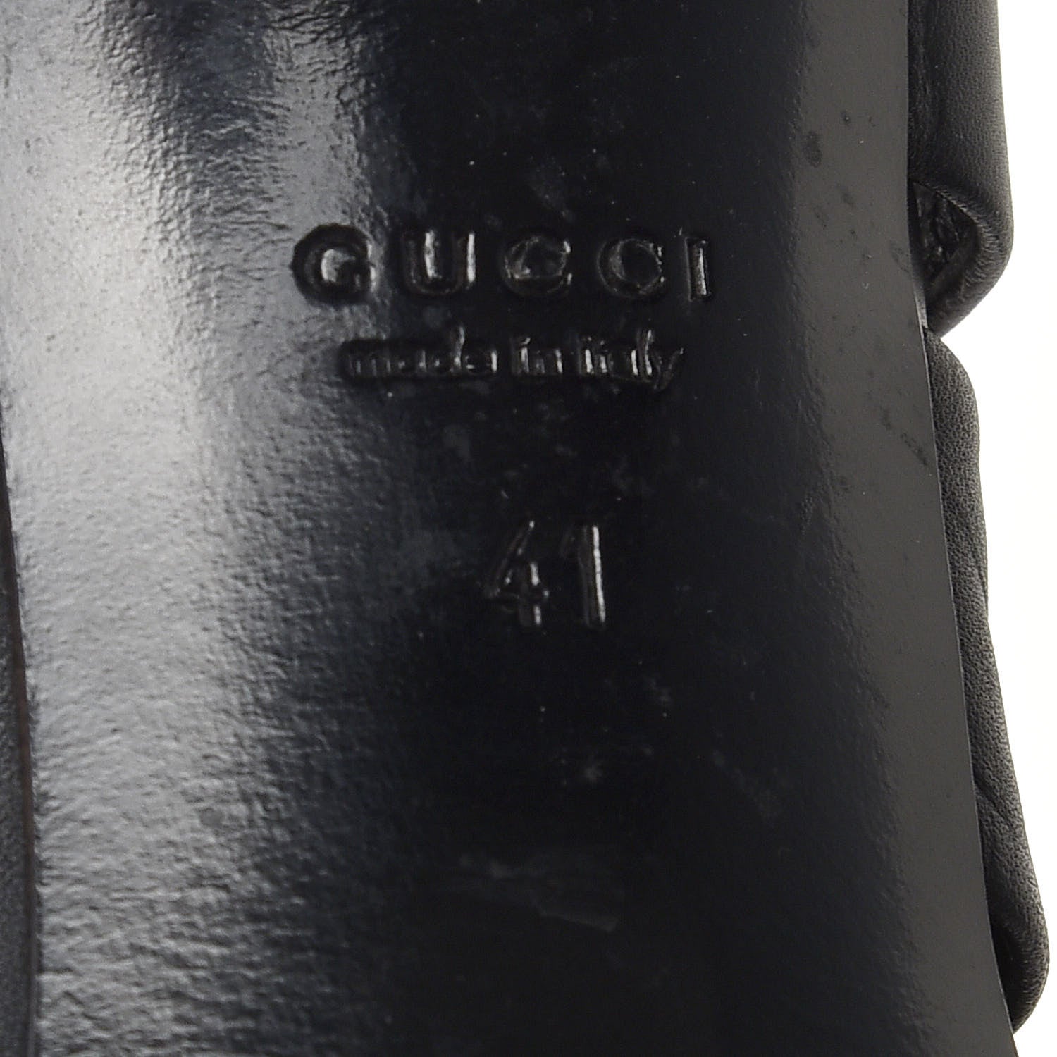 Gucci Calfskin Helena Tall Cutout Boots 41 Black 8 of 9