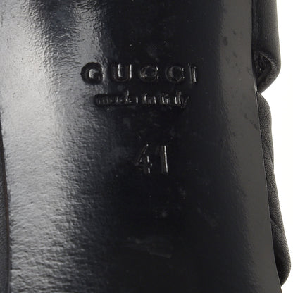 Gucci Calfskin Helena Tall Cutout Boots 41 Black 8 of 9
