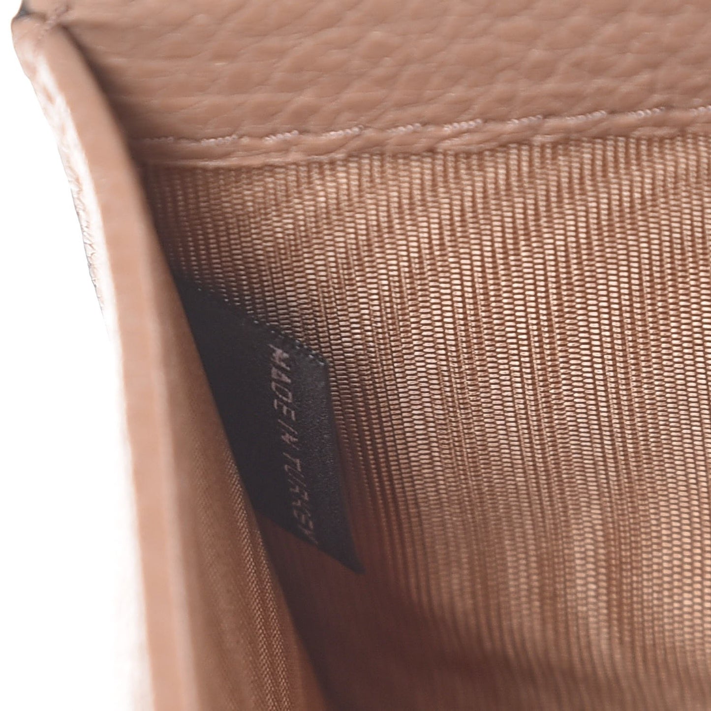 Goatskin Madras City Calf Compact Wallet Cammeo