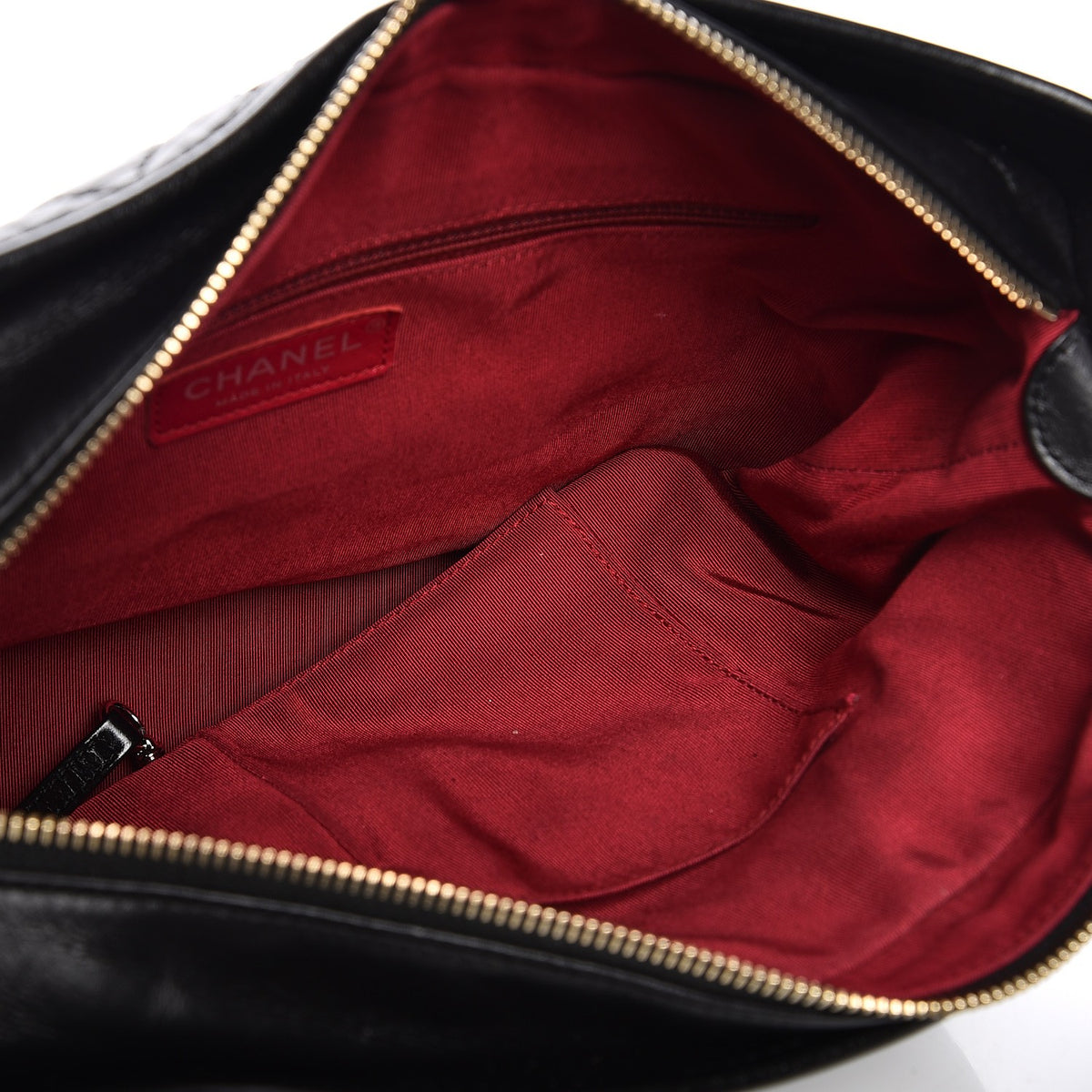 Aged Calfskin Quilted Medium Gabrielle Hobo Black
