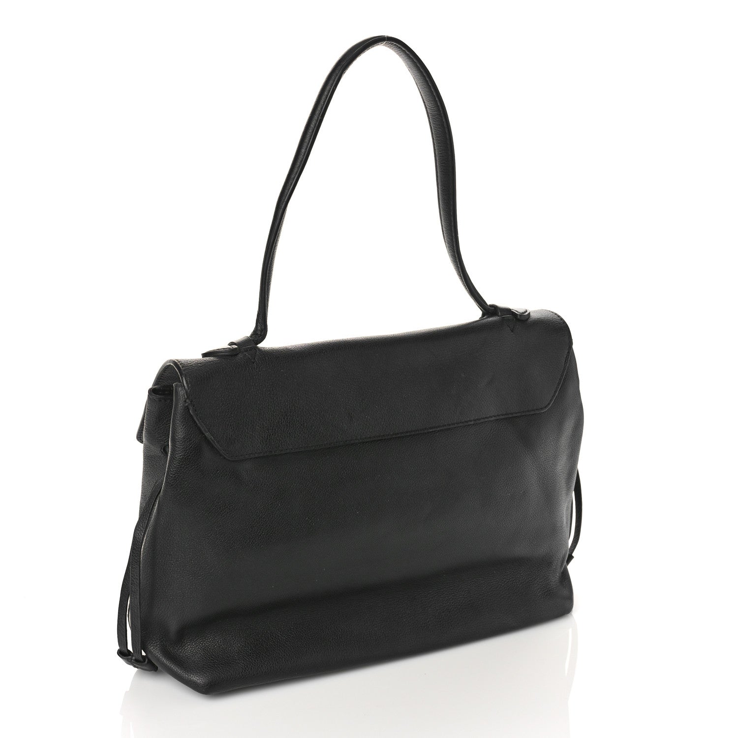 Louis Vuitton Calfskin Lockme MM Black 3 of 13