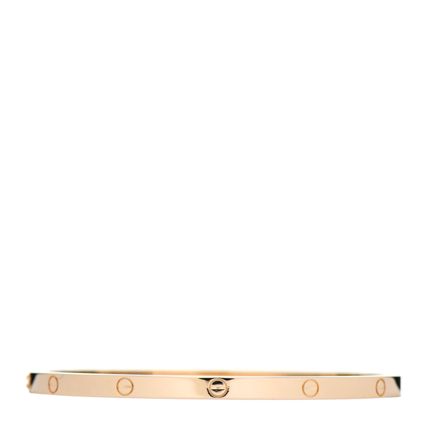 18K Yellow Gold Small LOVE Bracelet 17
