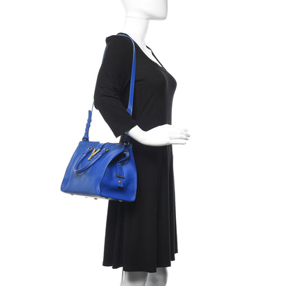 Saint Laurent Calfskin Small Classic Y Cabas Royal Blue 2 of 10
