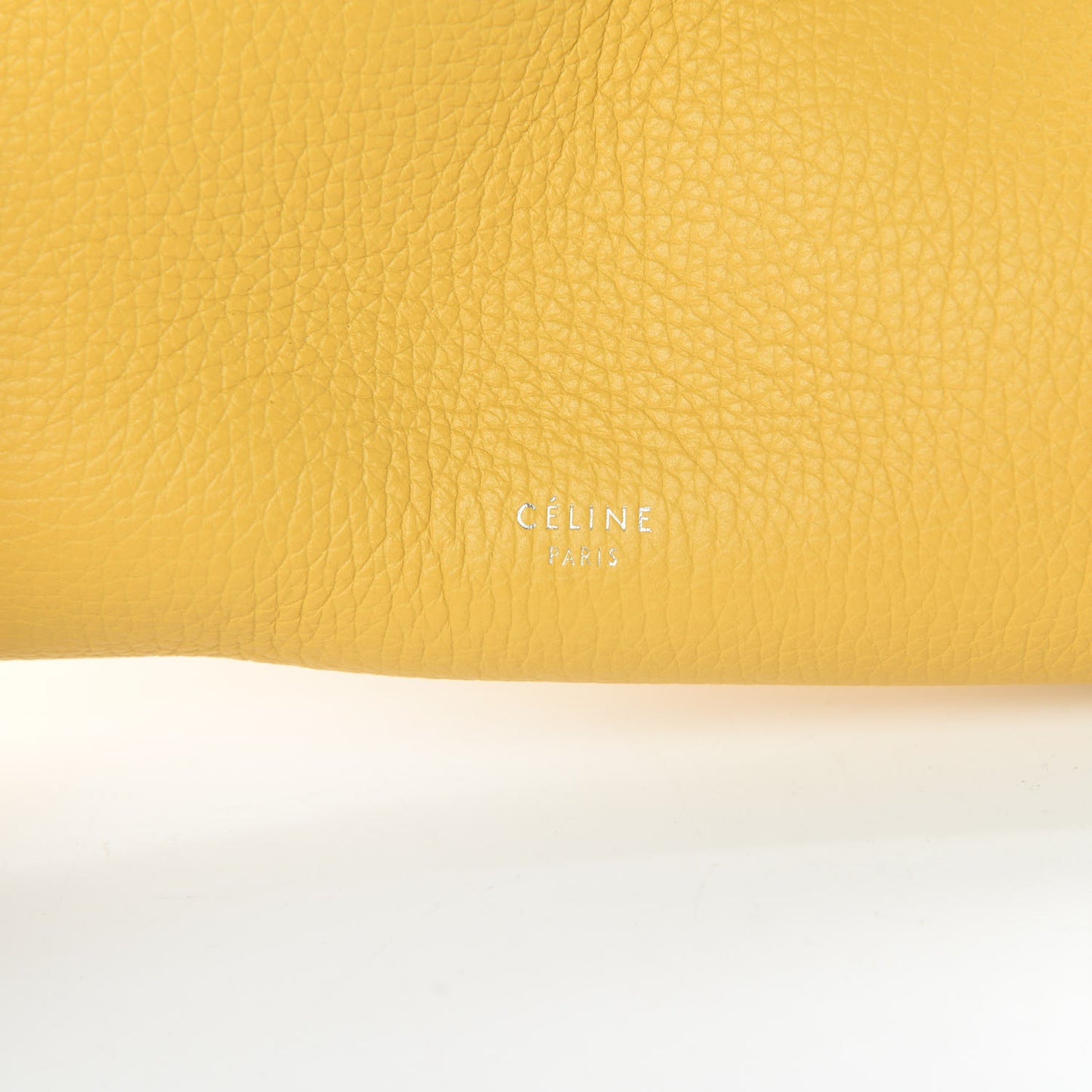 Supple Grained Calfskin Small Long Strap Big Bag Sunflower