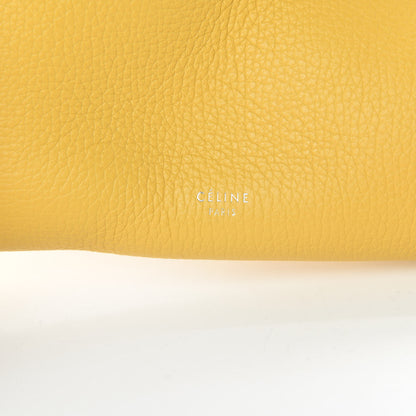 Celine Supple Grained Calfskin Small Long Strap Big Bag Sunflower 6 of 17